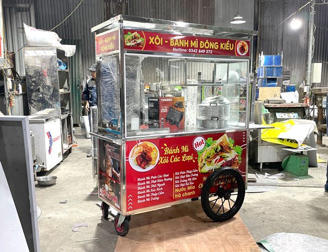 Quầy Bán Xôi Bánh Mì