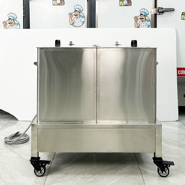 Quy trình sử dụng nồi nấu phở điẹn vuông 200L