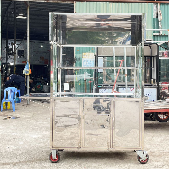 Thân inox phù hợp với môi trường thường xuyên có dầu mỡ