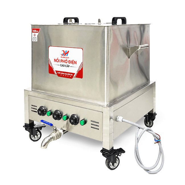 Thân nồi inox dễ vệ sinh