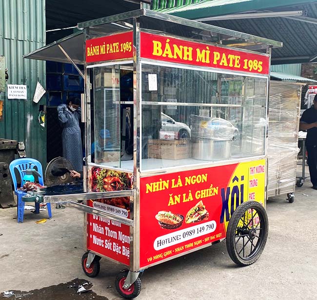 Thiết kế chuyên dụng tối ưu cho việc bán xôi