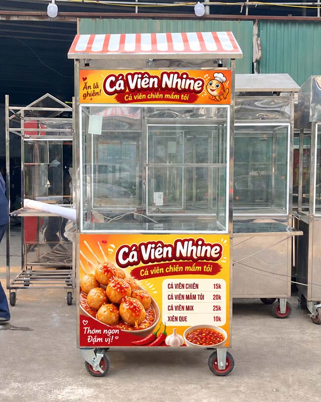 Thực đơn có thể thay đổi theo mô hình