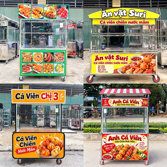 Tủ bán cá viên