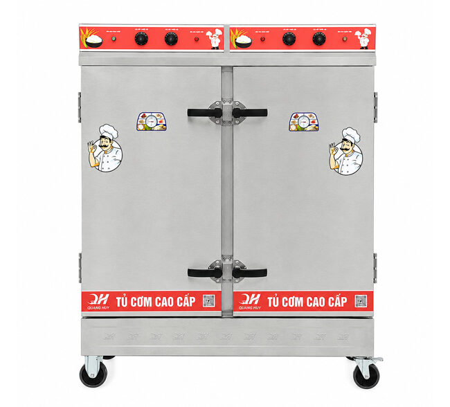 Tủ hấp cơm 100kg dùng điện