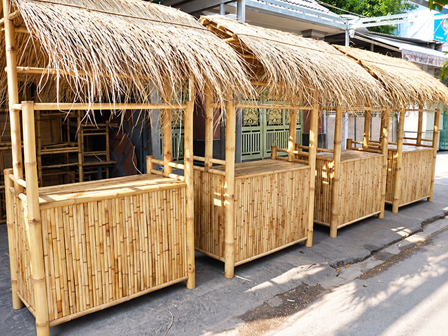 Ưu điểm của xe bán xôi bằng tre