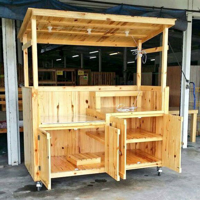 Ưu điểm và hạn chế của xe trà sữa gỗ