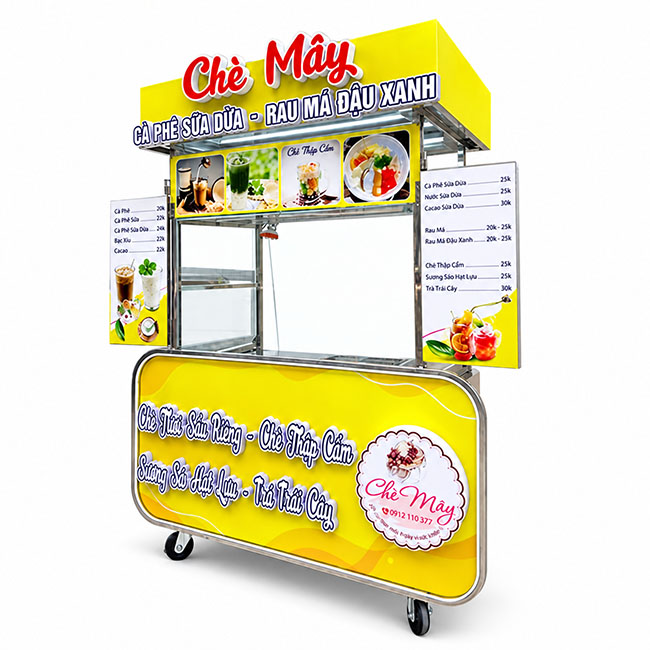 Vệ sinh và làm khô xe sau khi kết thúc buổi bán