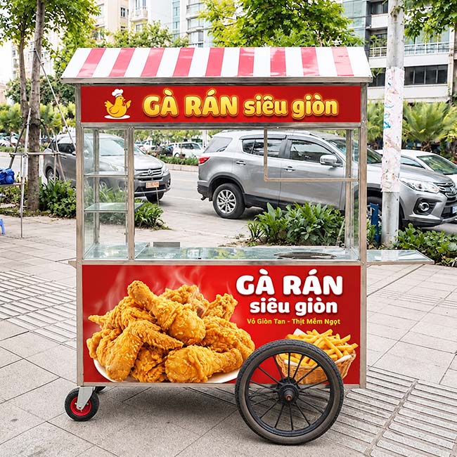 Vốn đầu tư ban đầu thấp hơn so với mở quán gà rán
