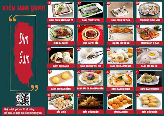 Xác định menu trước khi chọn kích thước xe