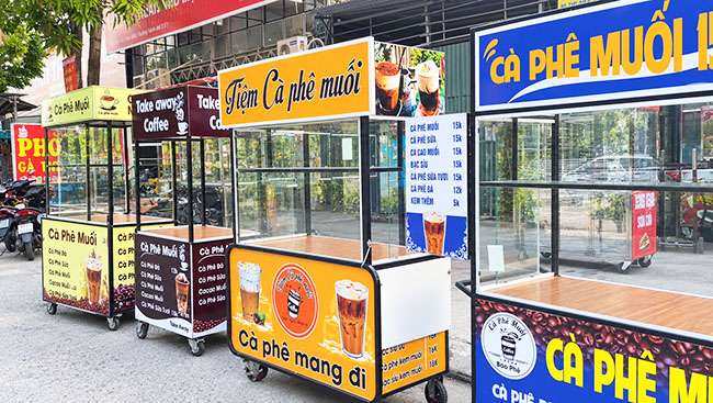 Xe bán cà phê Quang Huy giá tốt