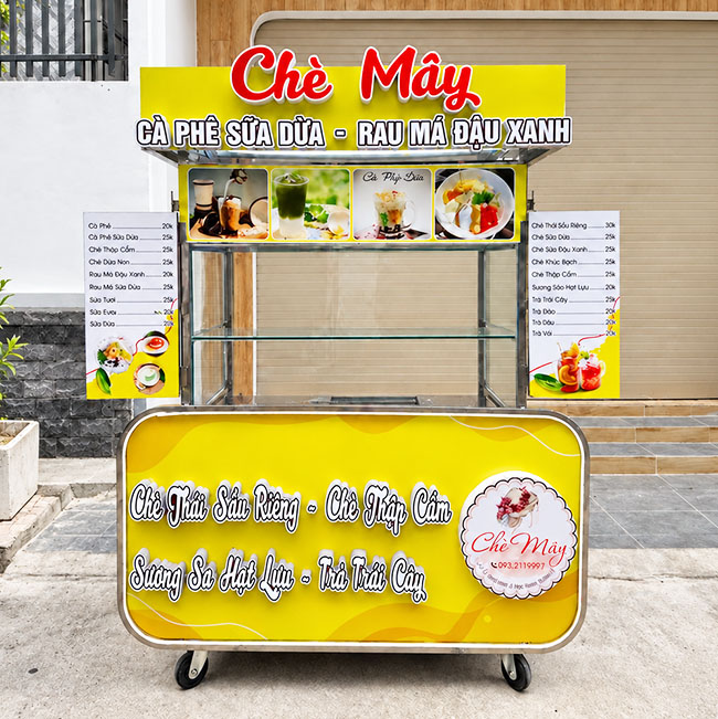 Xe bán chè mây được nhiều người lựa chọn