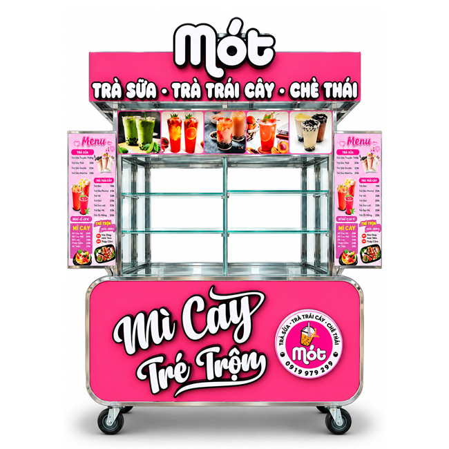 Xe bán chè Mót mái bằng XI-150-MB