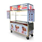 Xe bán gà rán mái bằng Anunu 1m8