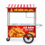 Xe bán gà rán siêu giòn mái chùa 1m5 XI-150-MB