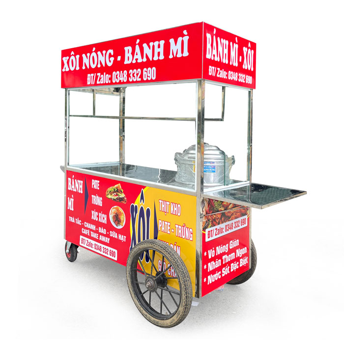 Xe bán xôi theo nhu cầu sử dụng