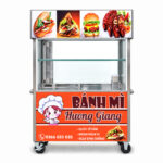 Xe bánh mì Doner Kebab Hương Giang 90cm XBM-TNK 0.9