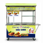 Xe bánh mì Doner Kebab Kiều Oanh 1m5 mái vòm XBM-TNK 1.5