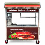 Xe bánh mì Doner Măm Măm Bread 1m8 mái vòm XBM-TNK 1.8
