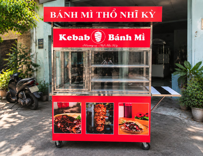 Xe bánh mì Thổ Nhĩ Kỳ Nhất Tâm 1m mái chùa
