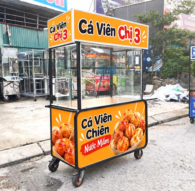 Xe cá viên chiên nước mắm phù hợp với nhiều mô hình