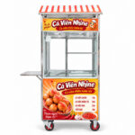 Xe đẩy cá viên chiên mái chùa Nhine 1m XI-100-MA