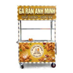 Xe gà rán Anh Minh 1m2 mái bằng XI-120-MB