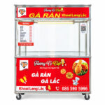 Xe gà rán khoai lang lắc mái bằng 1m5