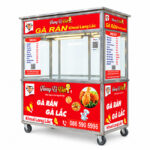 Xe gà rán khoai lang lắc mái bằng 1m5