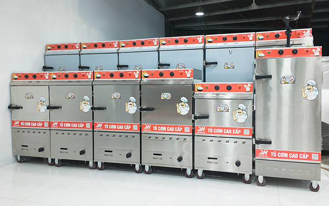 Các mẫu tủ cơm công nghiệp phù hợp cho bếp ăn quân đội