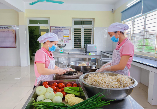 Đảm bảo tiêu chuẩn vệ sinh an toàn thực phẩm