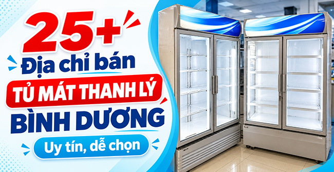 25+ Địa chỉ bán tủ mát thanh lý Bình Dương uy tín, dễ chọn
