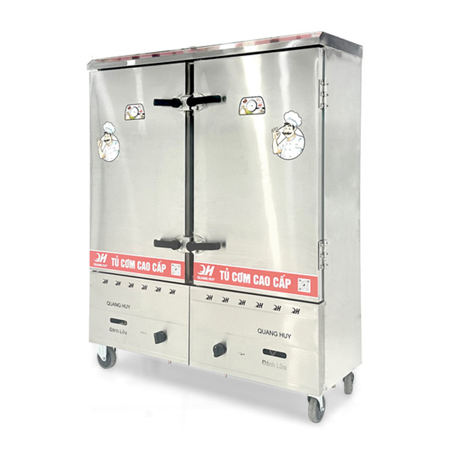 Kinh nghiệm chọn mua tủ cơm công nghiệp 24 khay gas
