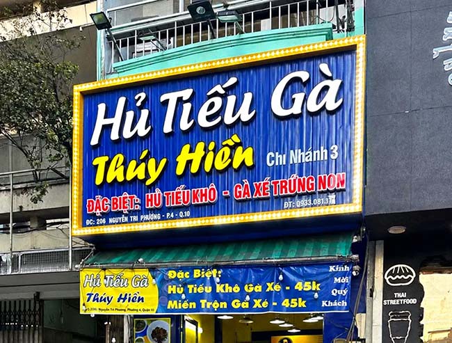 Mẫu bảng hiệu hủ tiếu