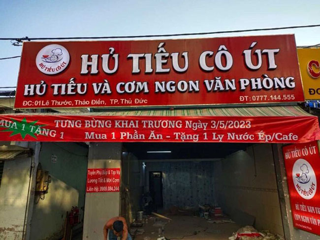 Mẫu bảng hiệu hủ tiếu