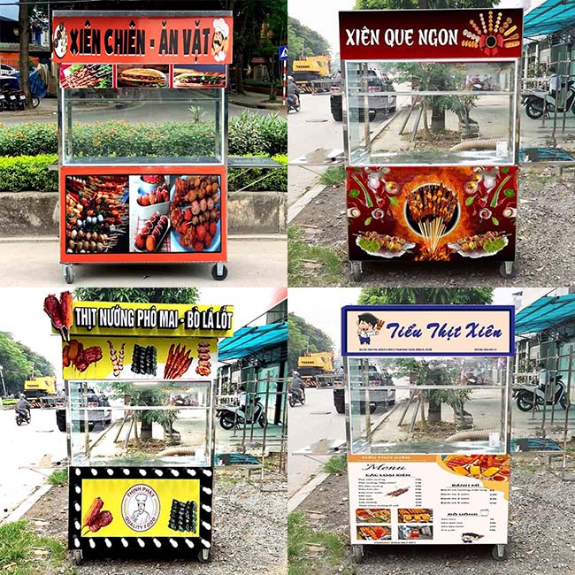 Mẫu xe thịt xiên nướng