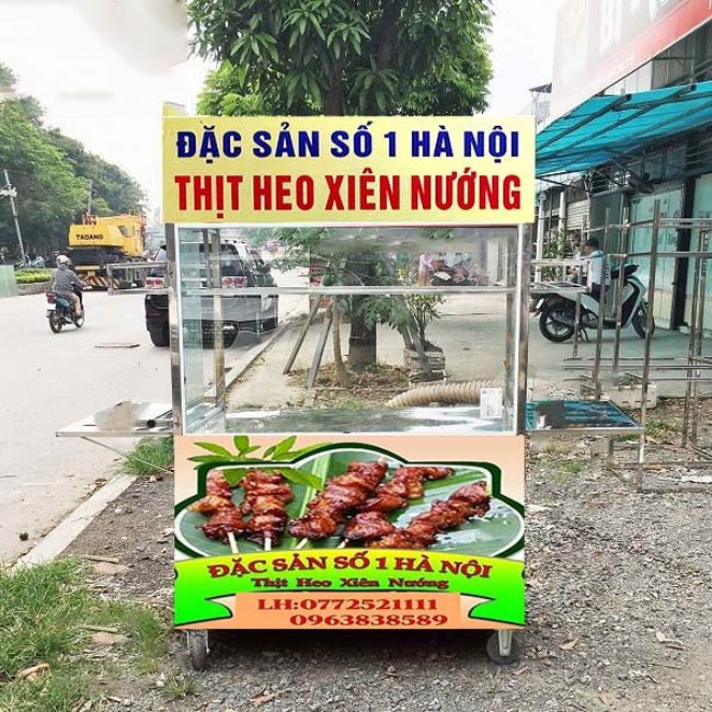 Mẫu xe thịt xiên nướng