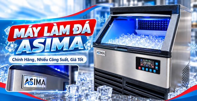 Máy Làm Đá Asima: Chính Hãng, Nhiều Công Suất, Giá Tốt