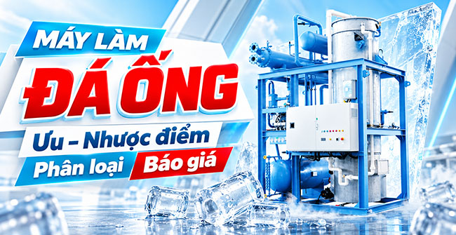 Máy Làm Đá Ống: Ưu – Nhược điểm, Phân loại, Báo giá