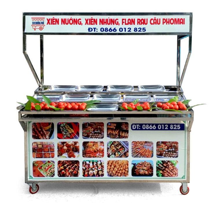 Mua xe thịt xiên nướng Quang Huy giá tốt