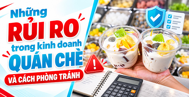 Những rủi ro trong kinh doanh quán chè