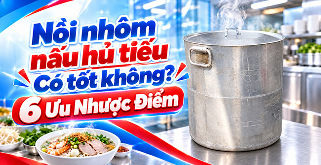 Nồi nhôm nấu hủ tiếu
