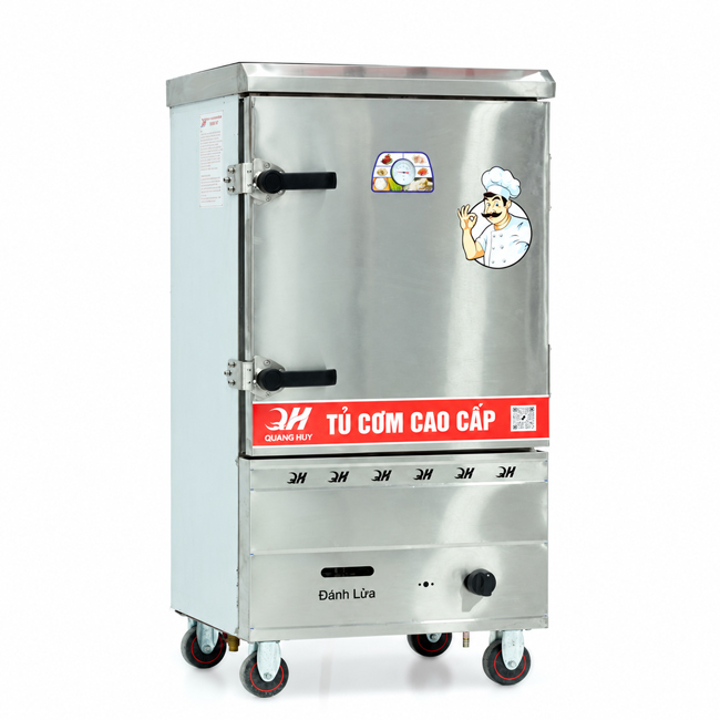 Tủ cơm công nghiệp 8 khay gas TC8G-VN