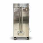 Tủ cơm công nghiệp điện gas 12 khay inox 304 TC12DGL-SX