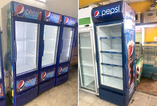 Tủ mát pepsi cũ điện lạnh tín đạt