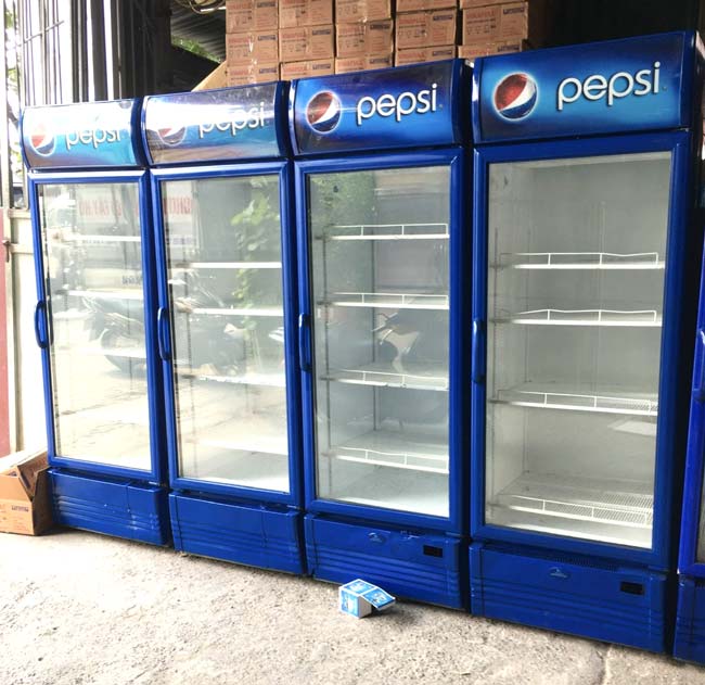 Tủ mát pepsi cũ điện máy cũ hoàng anh