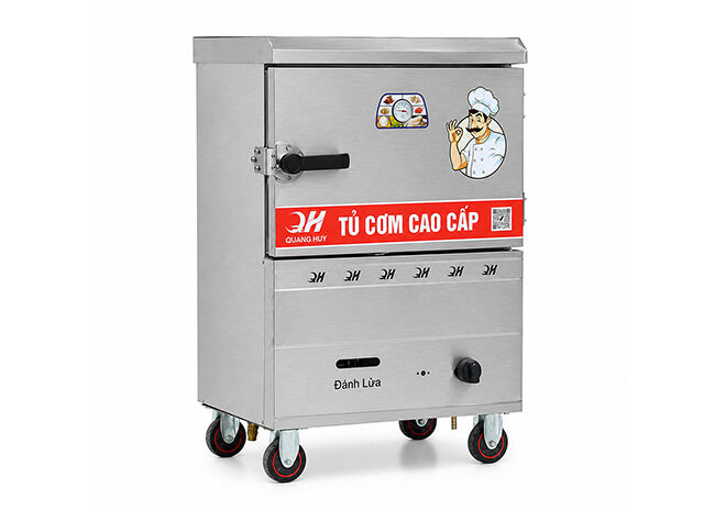 Tủ nấu cơm công nghiệp bằng gas