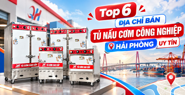 Tủ nấu cơm công nghiệp Hải Phòng